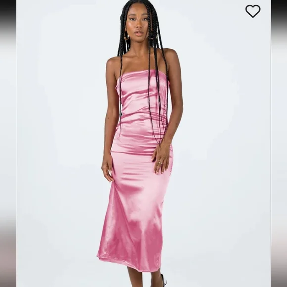 open lace back dress Shaya Strapless Mini Dress Pink